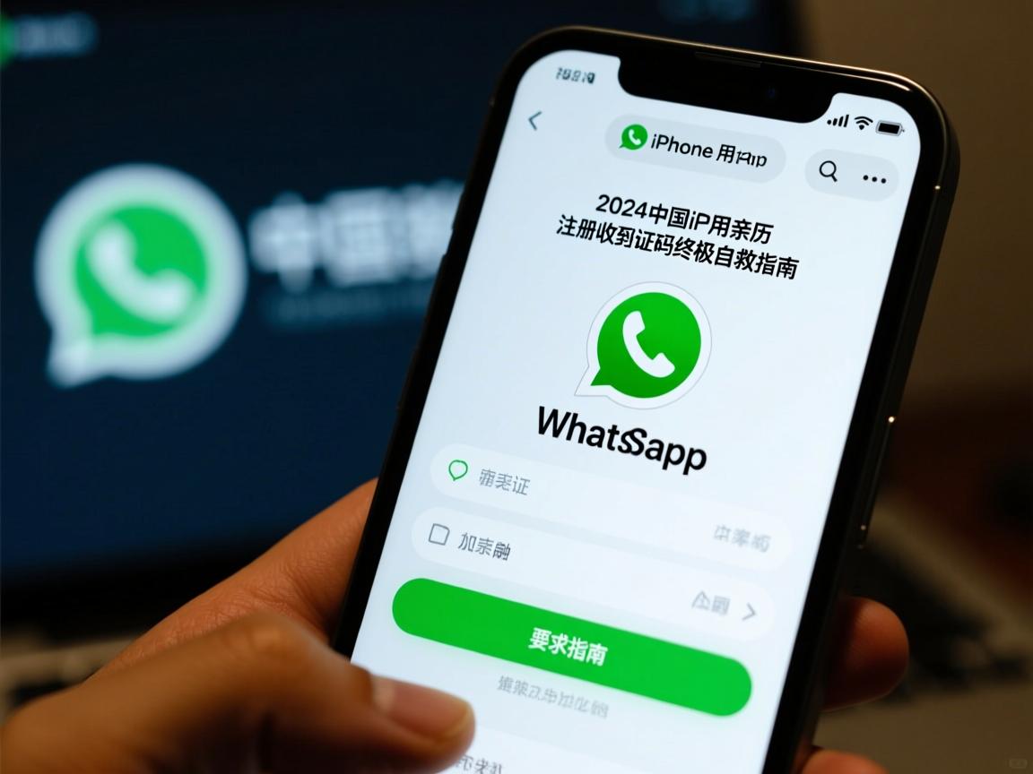 2024中国iPhone用户亲历,WhatsApp注册收不到验证码的终极自救指南