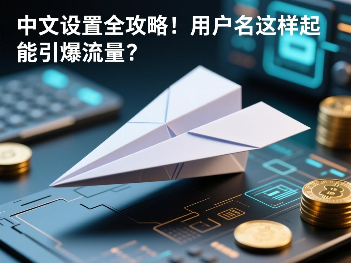 纸飞机中文设置全攻略!用户名这样起竟能引爆流量?