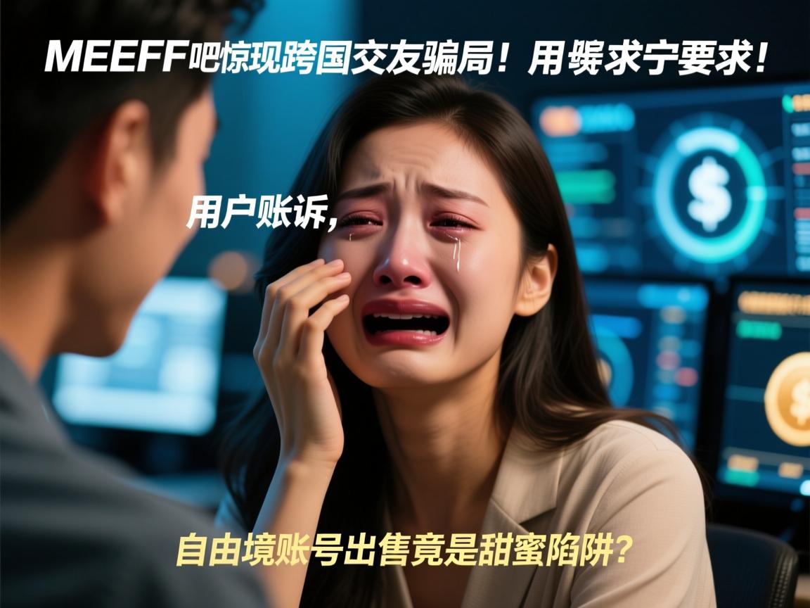 MEEFF吧惊现跨国交友骗局!用户哭诉,自由境账号出售竟是甜蜜陷阱?