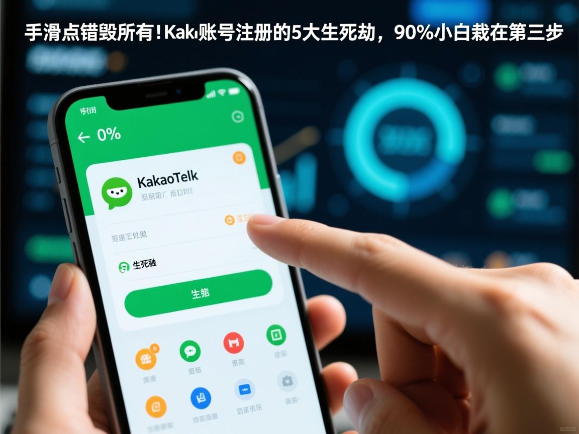 手滑点错毁所有!KakaoTalk账号注册的5大生死劫,90%小白栽在第三步
