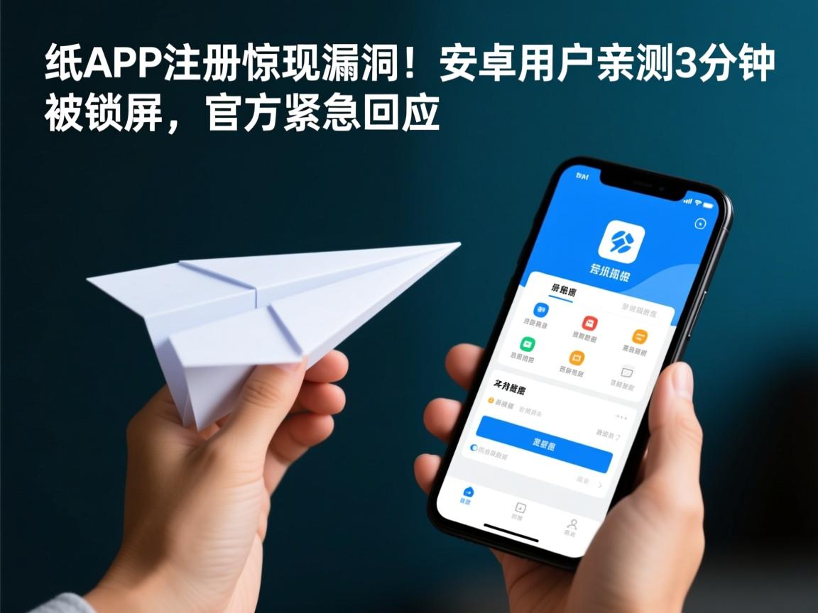 纸飞机APP注册惊现漏洞!安卓用户亲测3分钟被锁屏,官方紧急回应