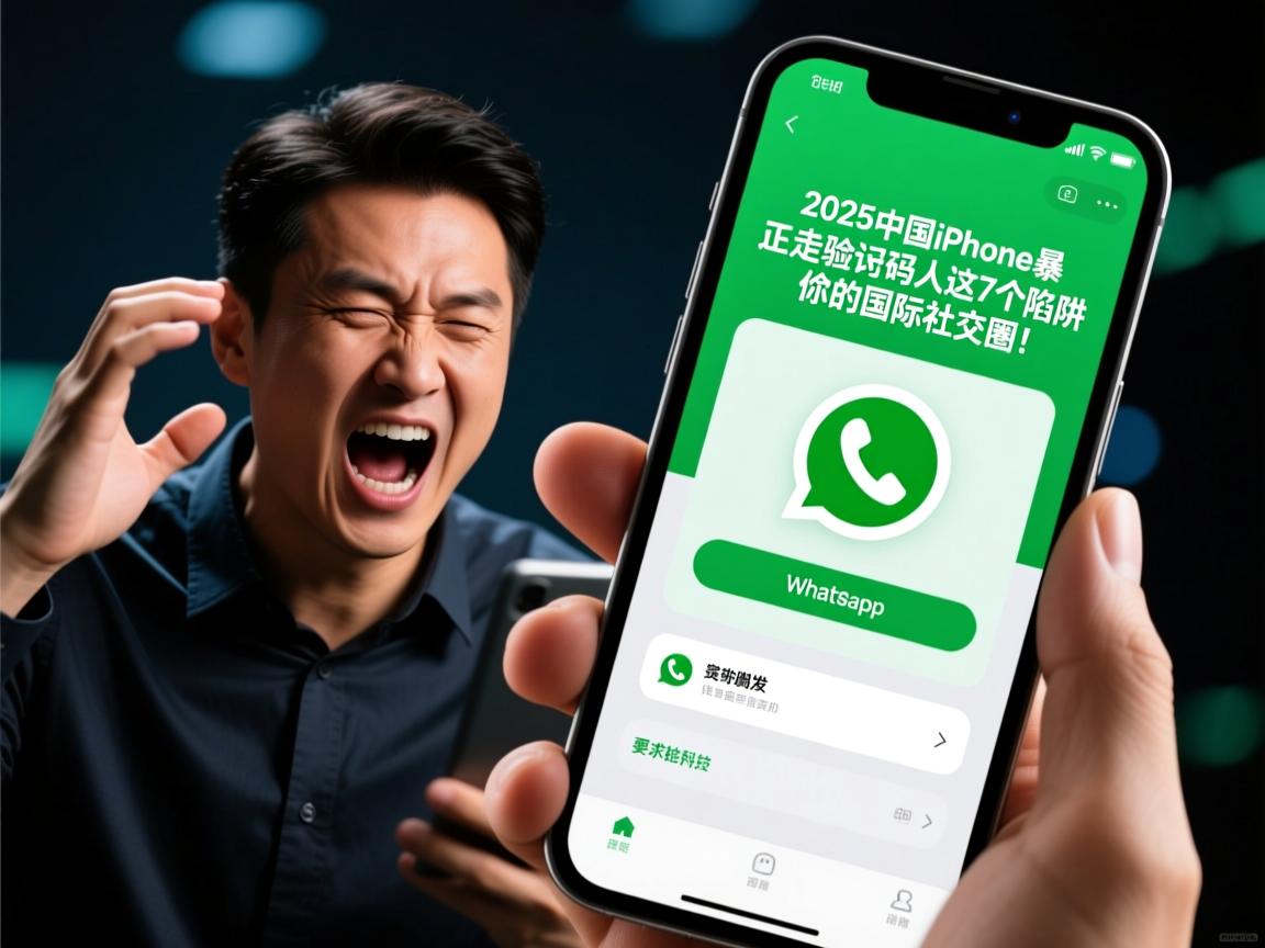 2025中国iPhone用户暴怒实录,WhatsApp验证码人间蒸发,这7个陷阱正在偷走你的国际社交圈!