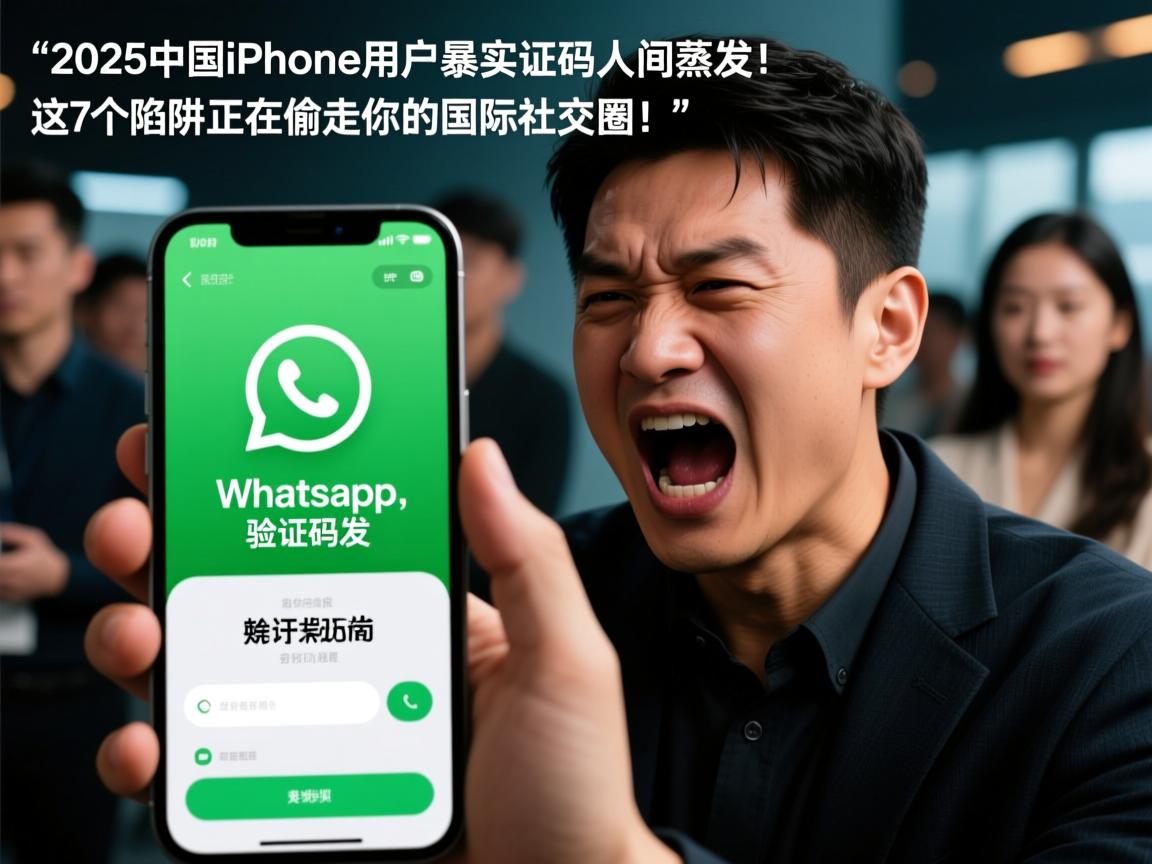 2025中国iPhone用户暴怒实录,WhatsApp验证码人间蒸发,这7个陷阱正在偷走你的国际社交圈!