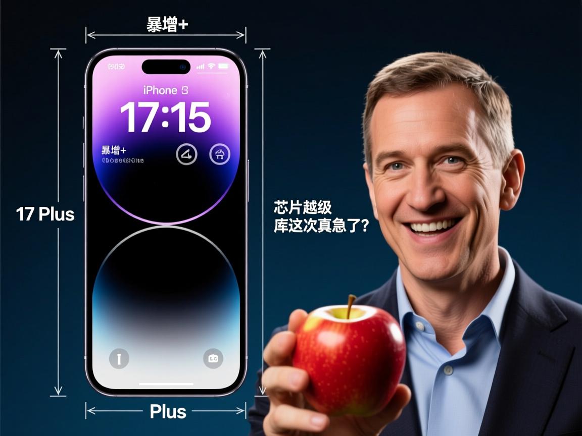 苹果放大招!iPhone 17 Plus 尺寸暴增+芯片越级,库克这次真急了?