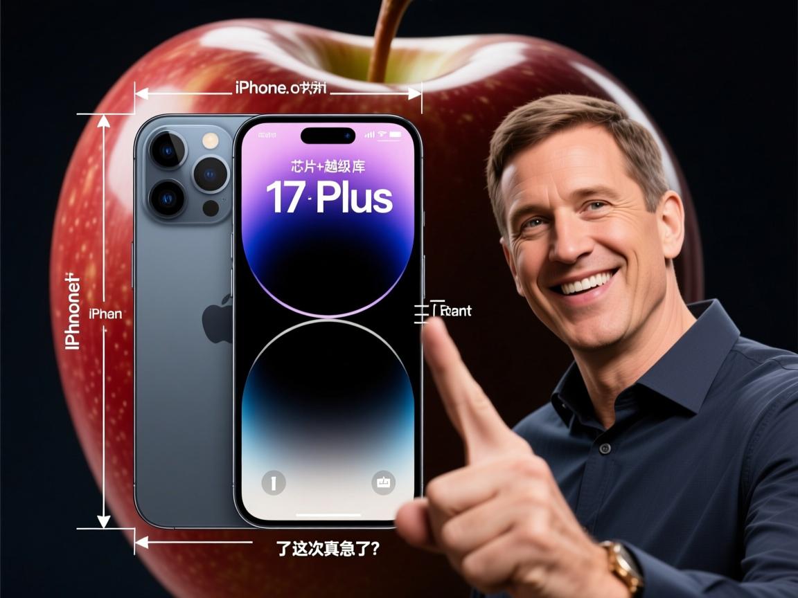 苹果放大招!iPhone 17 Plus 尺寸暴增+芯片越级,库克这次真急了?