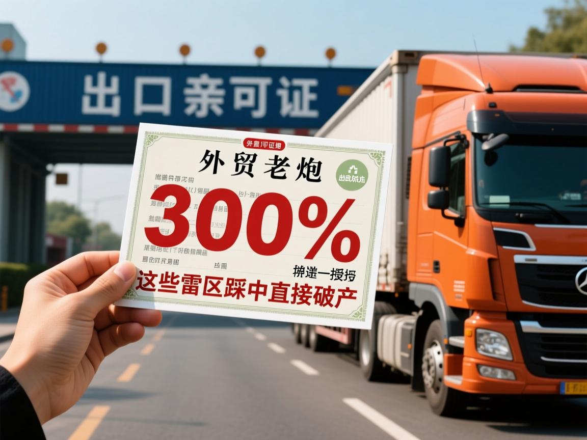 卡车出口许可证暴增300%外贸老炮亲授避坑指南，这些雷区踩中直接破产