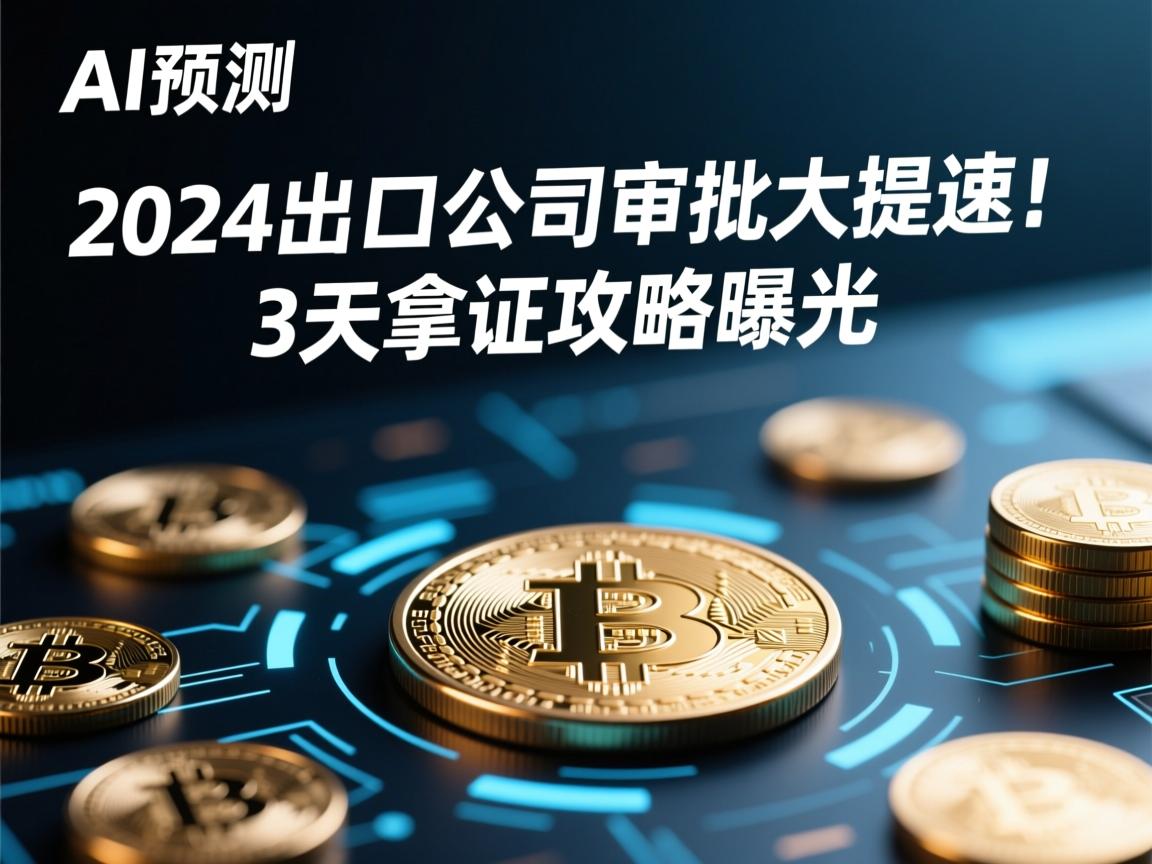 AI预测,2024出口公司审批大提速!3天拿证攻略曝光