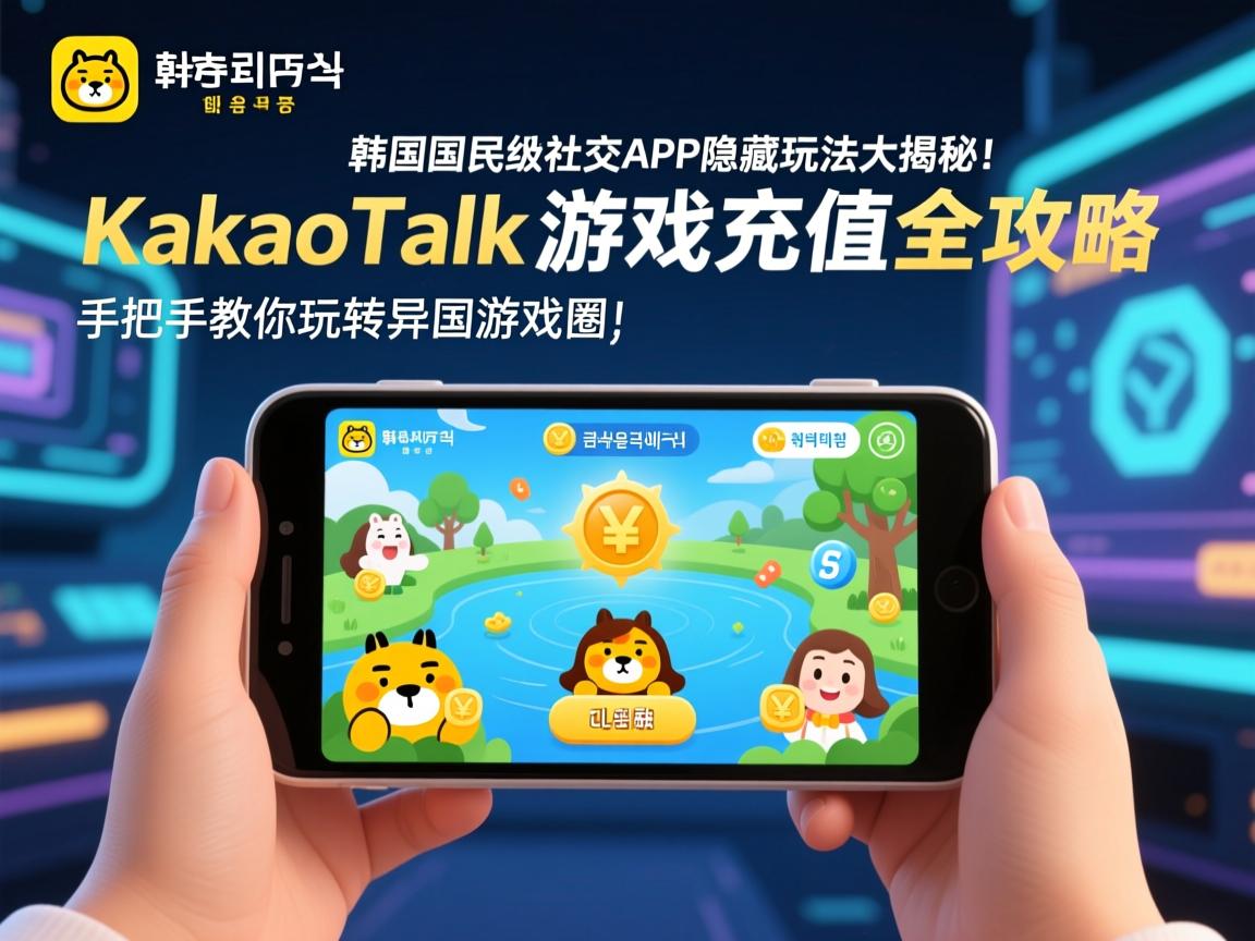 韩国国民级社交APP隐藏玩法大揭秘!KakaoTalk游戏充值全攻略,手把手教你玩转异国游戏圈