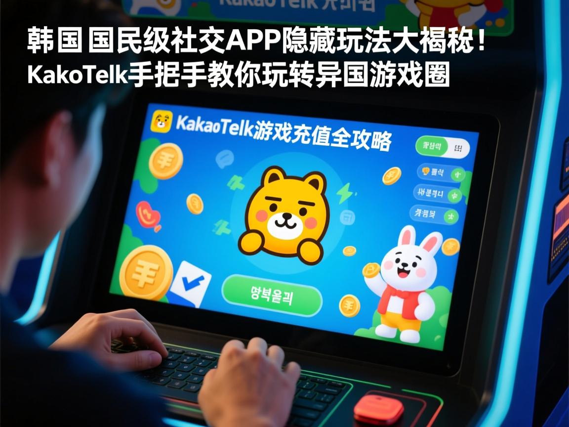 韩国国民级社交APP隐藏玩法大揭秘!KakaoTalk游戏充值全攻略,手把手教你玩转异国游戏圈