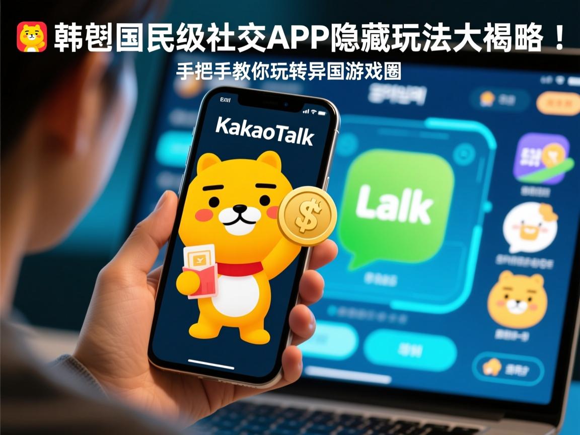 韩国国民级社交APP隐藏玩法大揭秘!KakaoTalk游戏充值全攻略,手把手教你玩转异国游戏圈