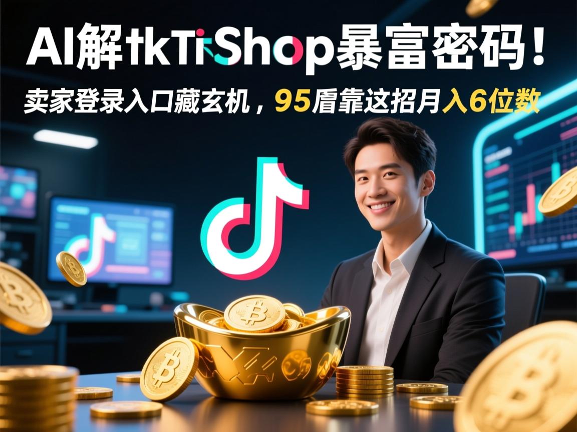 AI拆解TikTok Shop暴富密码!卖家登录入口藏玄机,95后靠这招月入6位数