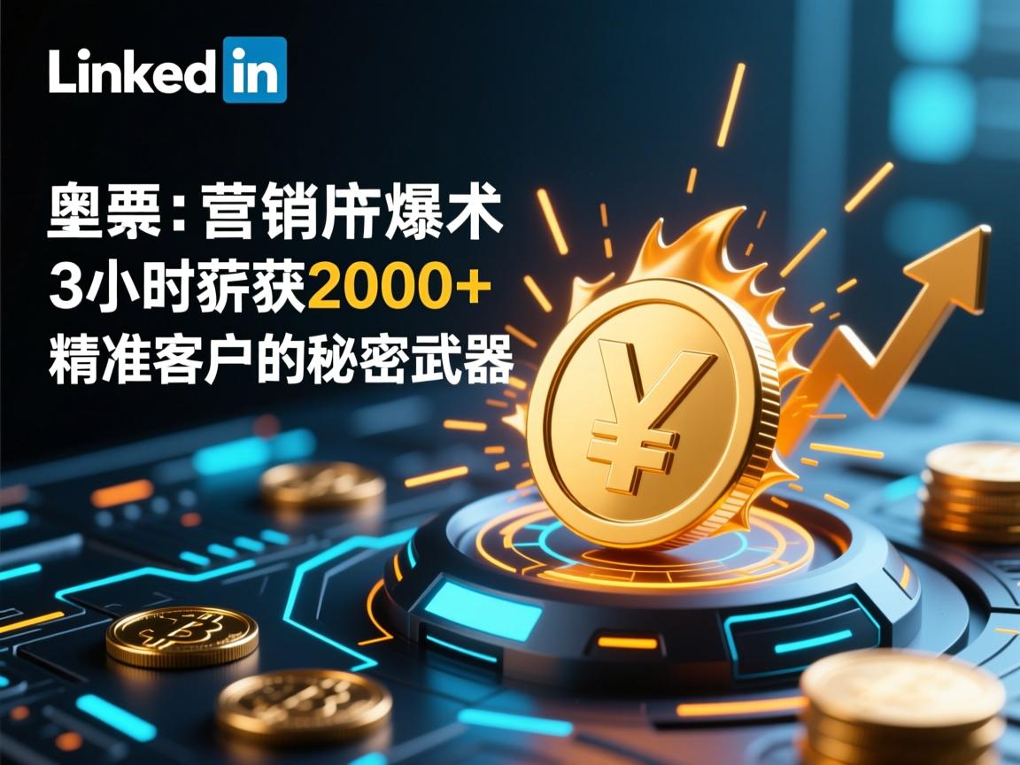 LinkedIn营销核爆术,3小时斩获2000+精准客户的秘密武器
