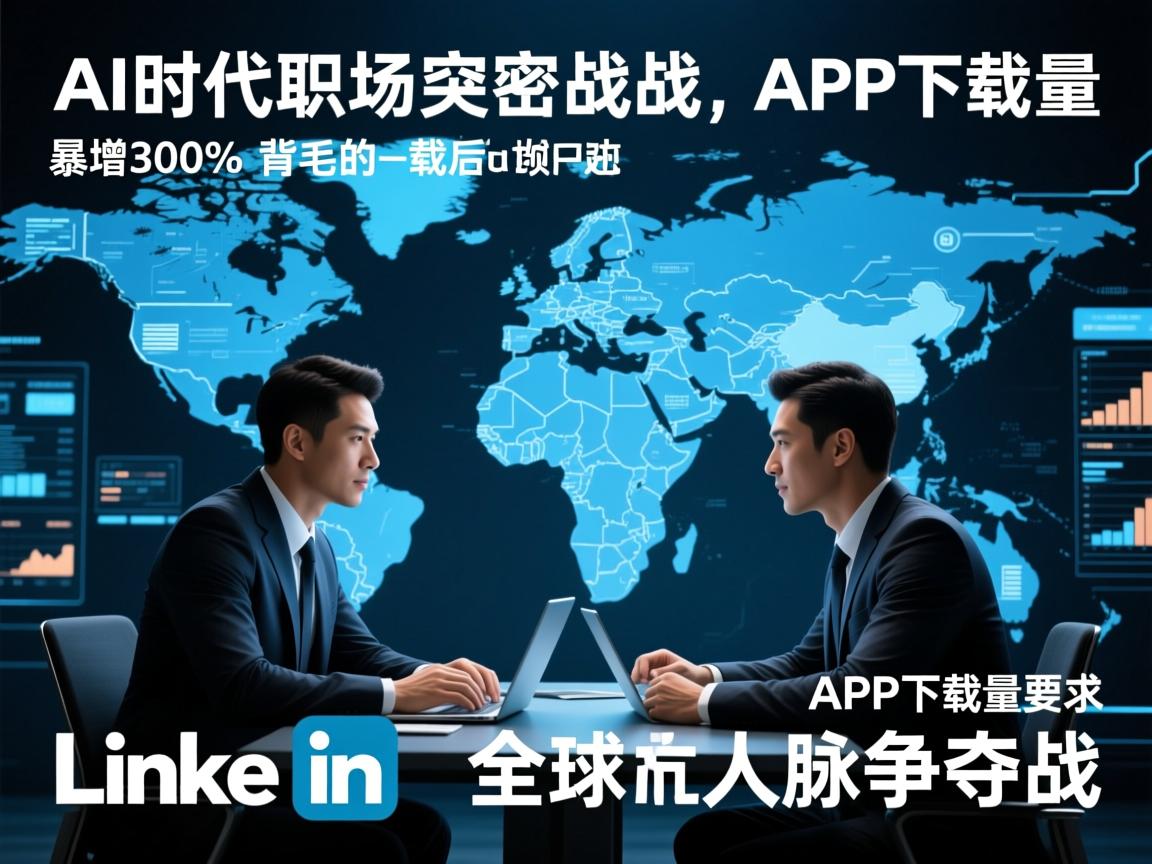 AI时代职场突围战,领英APP下载量暴增300%背后的全球人脉争夺战