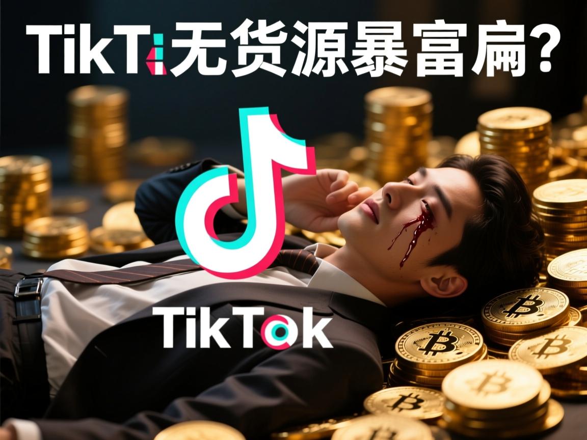 TikTok无货源暴富骗局?血泪教训揭露躺赚背后的残酷真相!