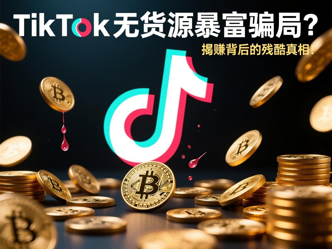 TikTok无货源暴富骗局?血泪教训揭露躺赚背后的残酷真相!