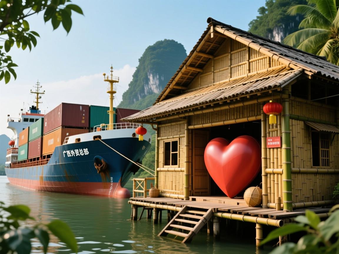 广西外贸总部消失之谜!企业竟把心脏藏在货轮与竹楼间