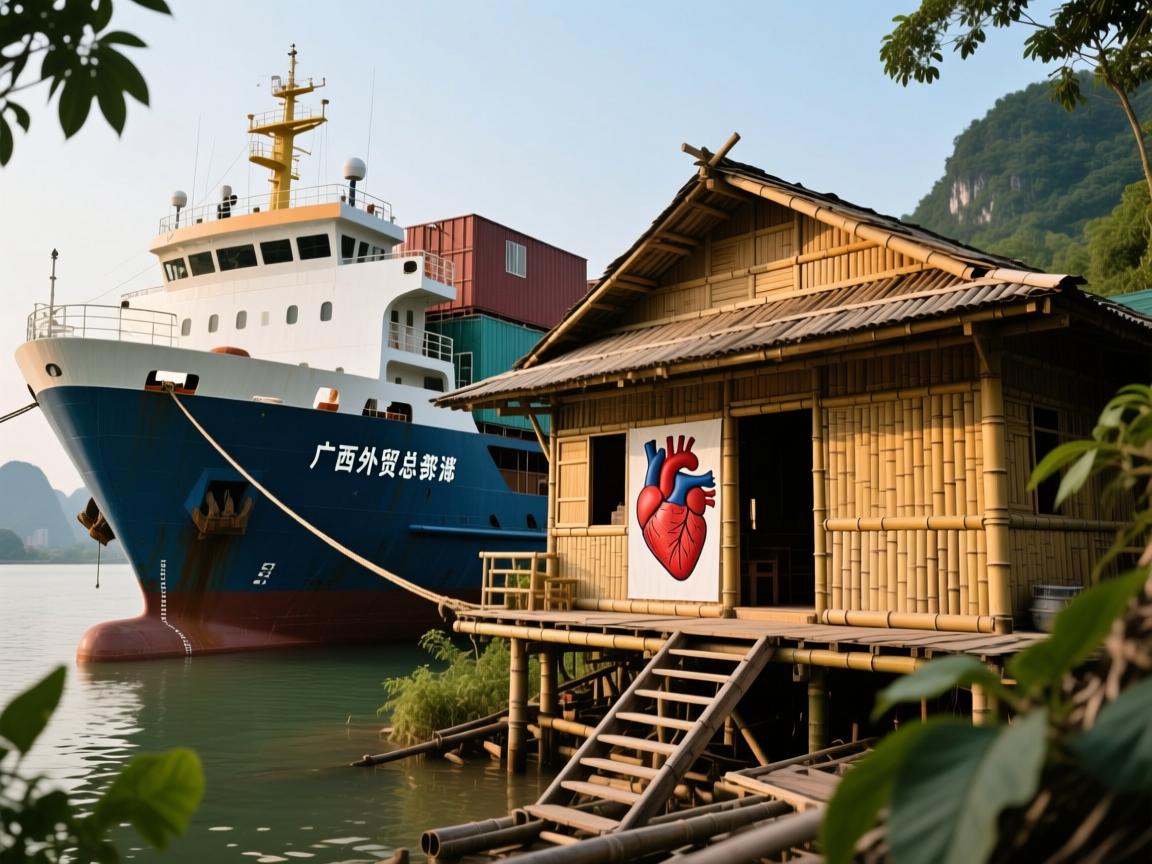 广西外贸总部消失之谜!企业竟把心脏藏在货轮与竹楼间