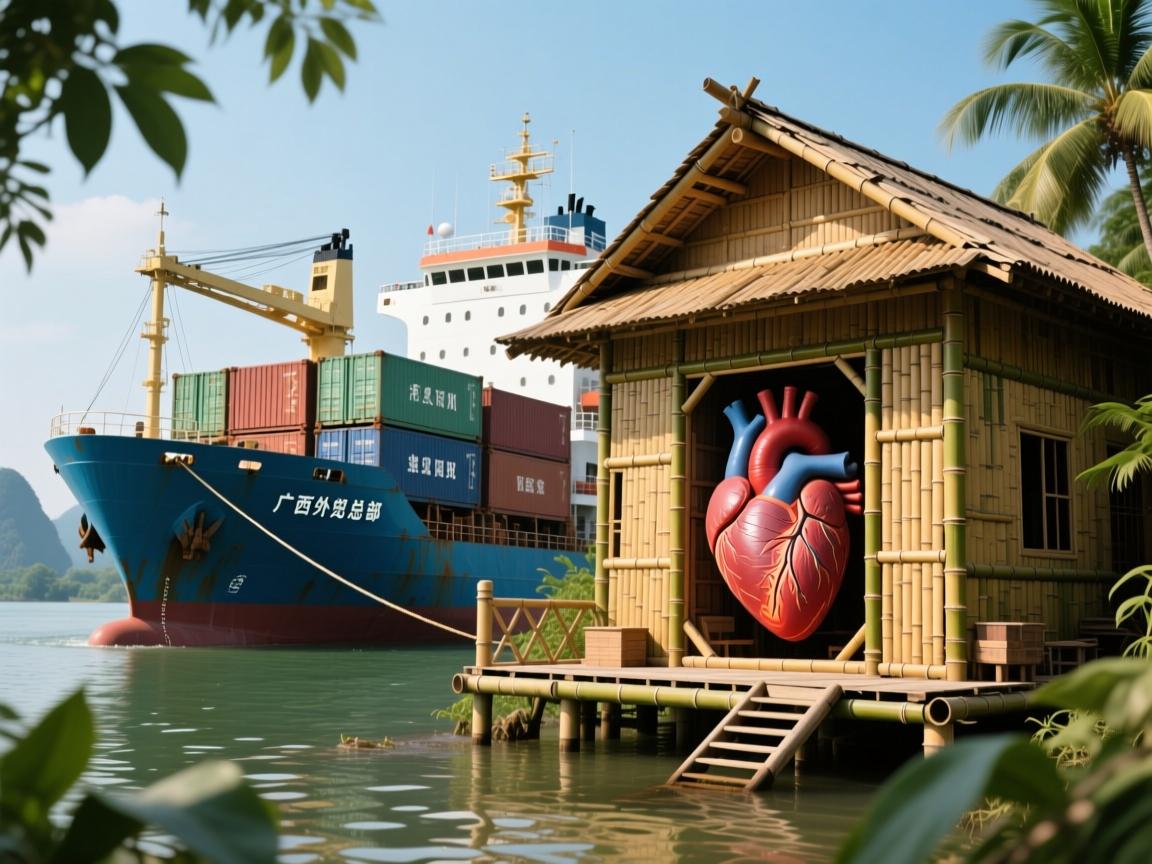 广西外贸总部消失之谜!企业竟把心脏藏在货轮与竹楼间