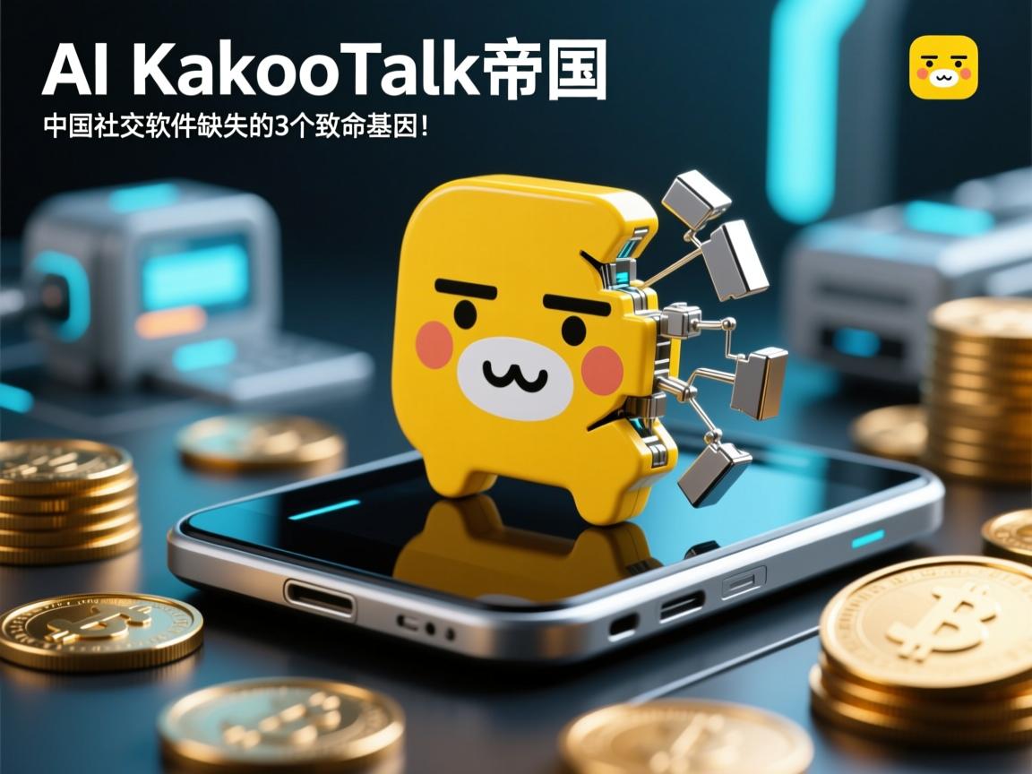 AI拆解KakaoTalk帝国,中国社交软件缺失的3个致命基因!