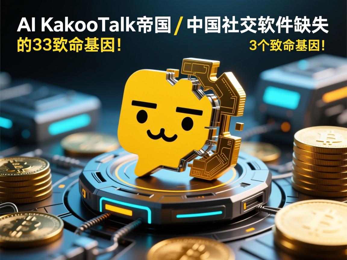AI拆解KakaoTalk帝国,中国社交软件缺失的3个致命基因!