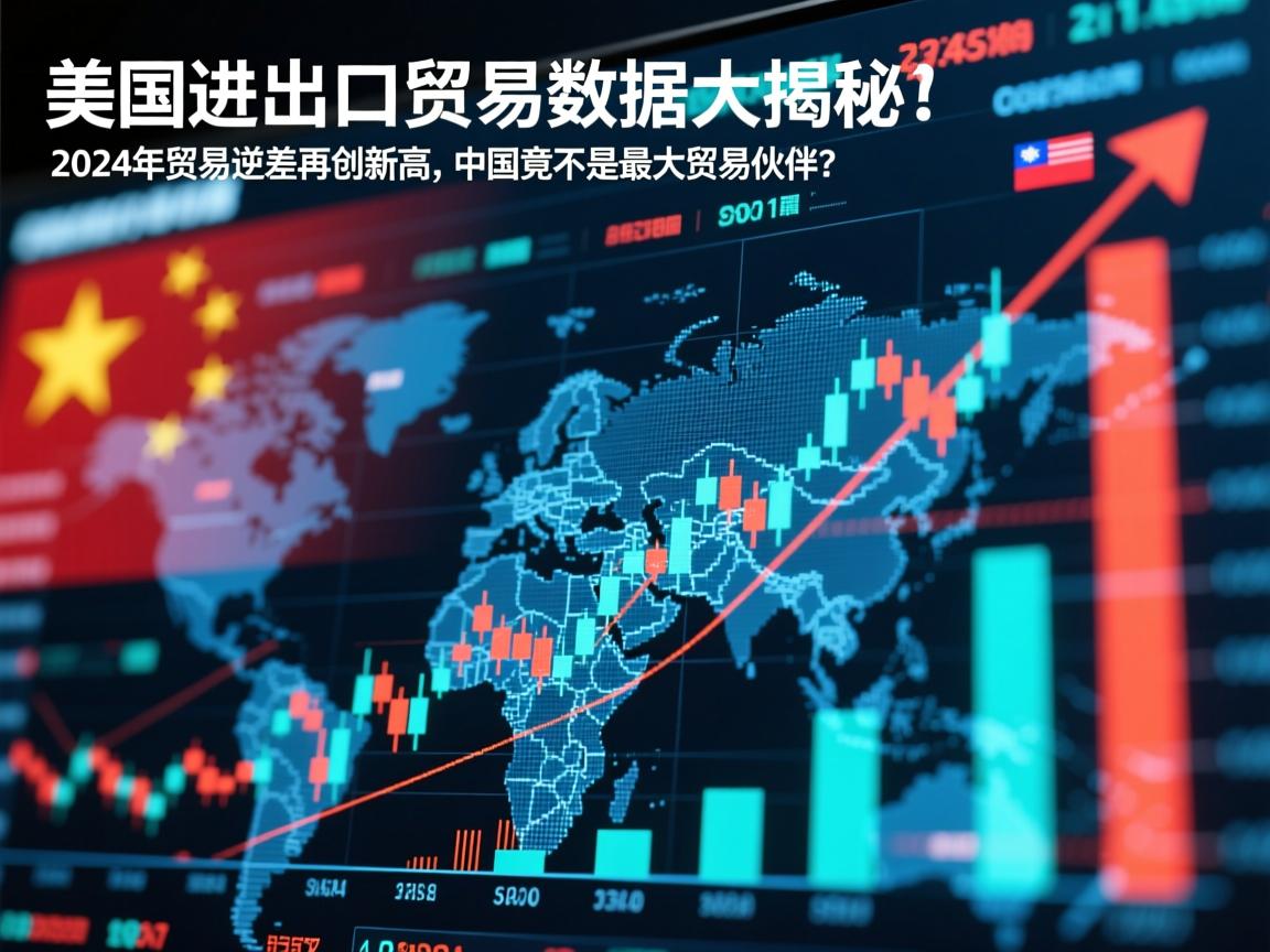 美国进出口贸易数据大揭秘!2024年贸易逆差再创新高,中国竟不是最大贸易伙伴?