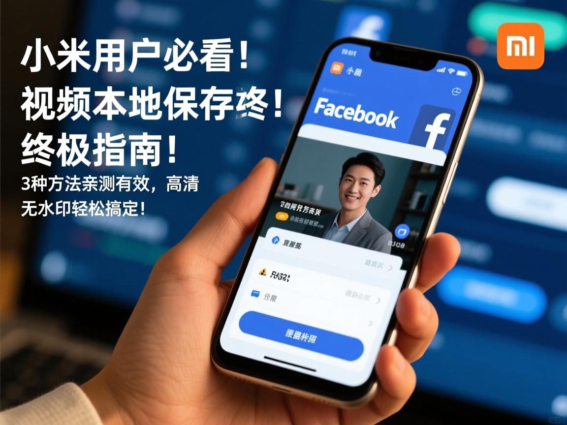 小米手机用户必看!Facebook视频本地保存终极指南,3种方法亲测有效,高清无水印轻松搞定!