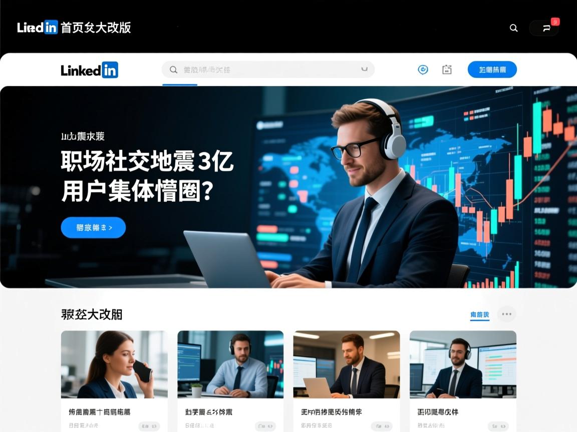 LinkedIn首页大改版!职场社交地震,3亿用户集体懵圈?