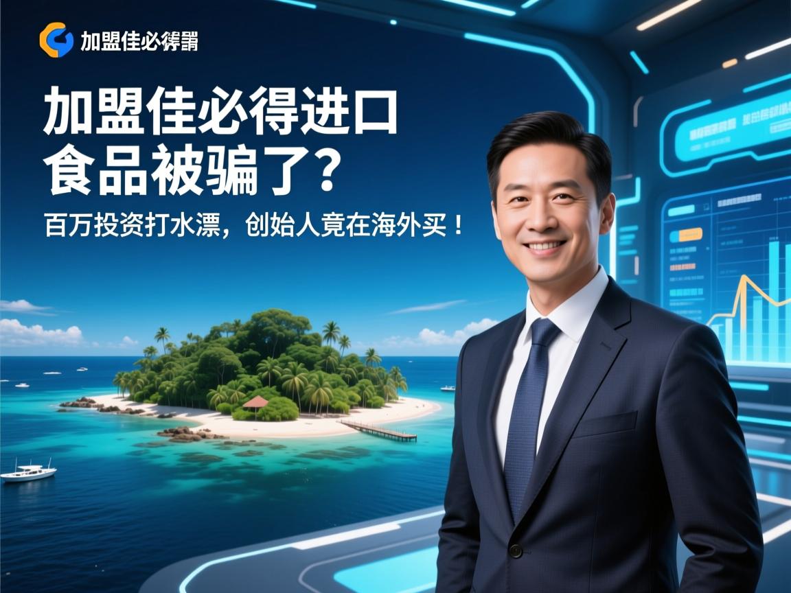 加盟佳必得进口食品被骗了?百万投资打水漂,创始人竟在海外买岛!