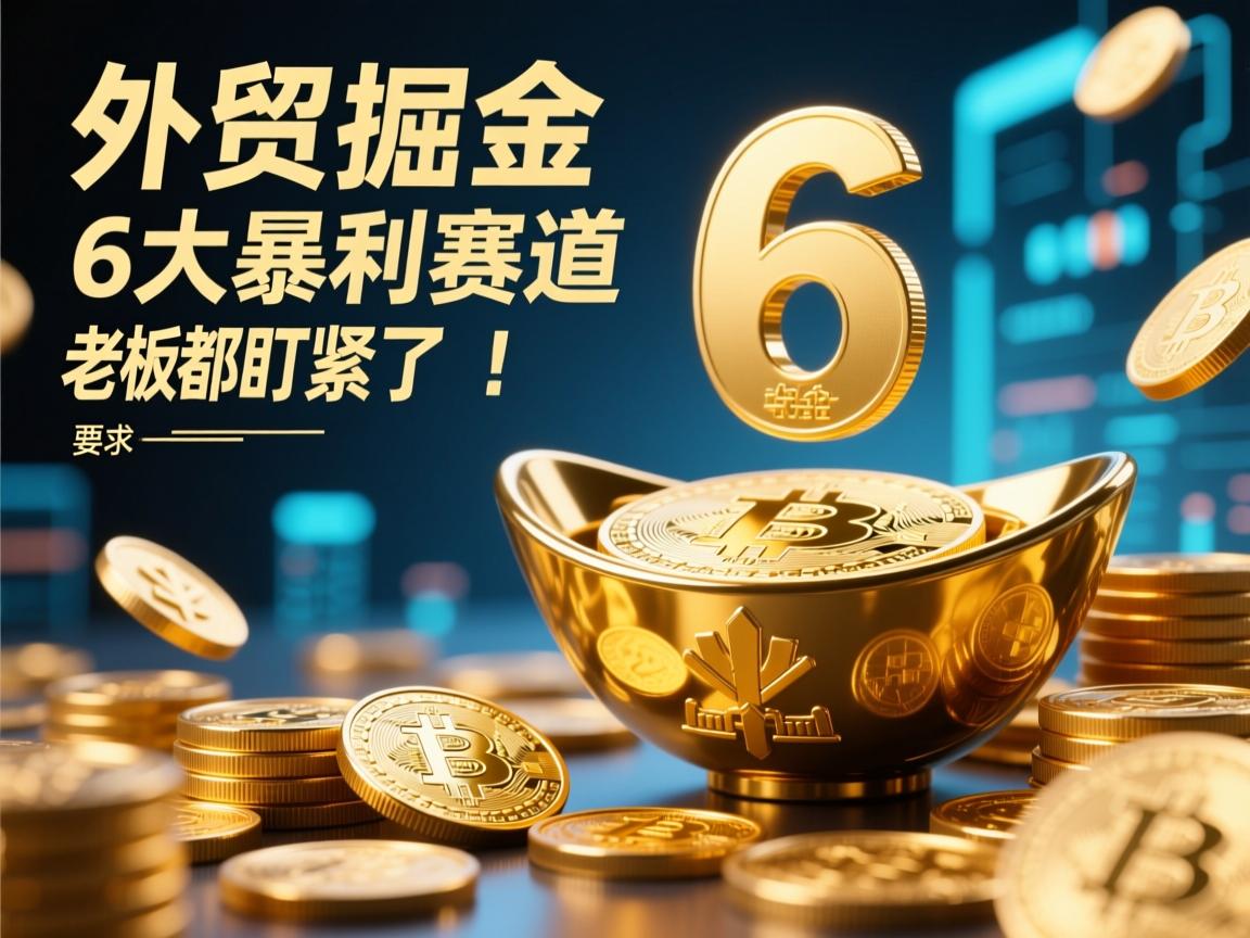 外贸掘金,这6大暴利赛道,闷声发财的老板都盯紧了!