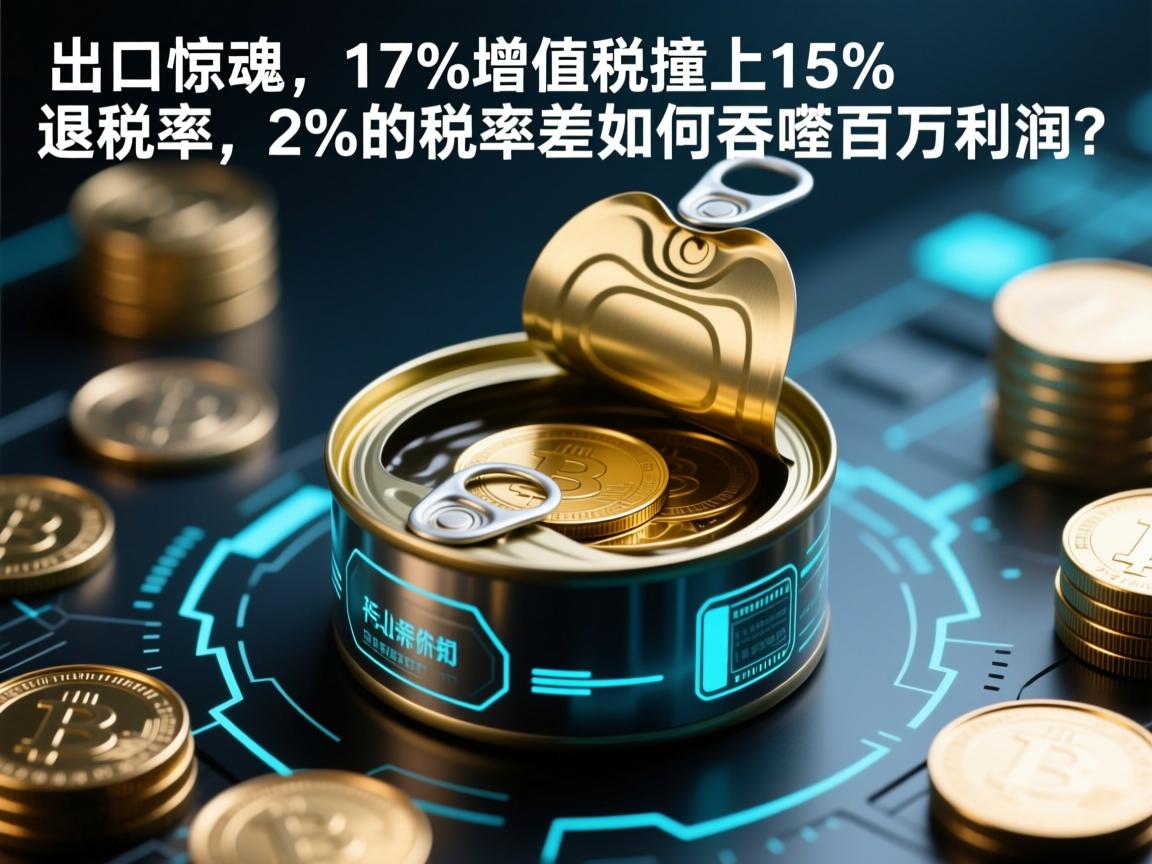 罐头出口惊魂,17%增值税撞上15%退税率,2%的税率差如何吞噬百万利润?