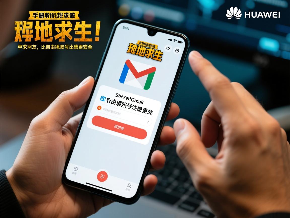 华为手机绝地求生!手把手教你突破封锁注册Gmail,网友,比自由境账号出售更安全