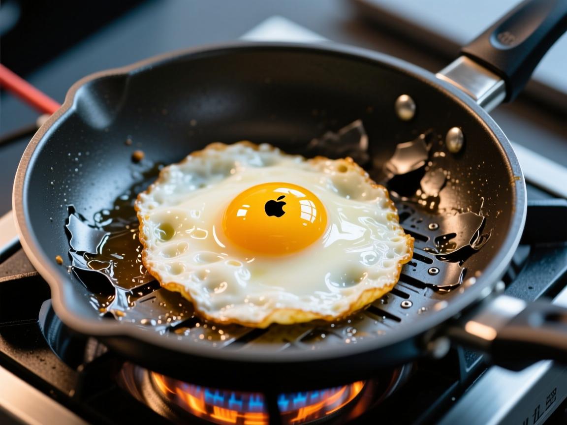 苹果17国行散热翻车?实测烤机温度破48℃网友怒斥,煎蛋神器!