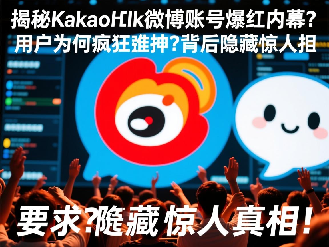 揭秘KakaoTalk微博账号爆红内幕,用户为何疯狂追捧?背后隐藏惊人真相!