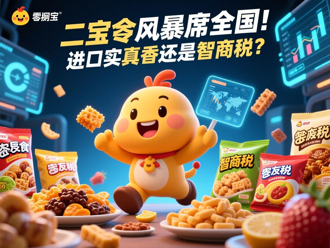 二宝零食风暴席卷全国！进口零食真香还是智商税？网友实测揭秘真相！