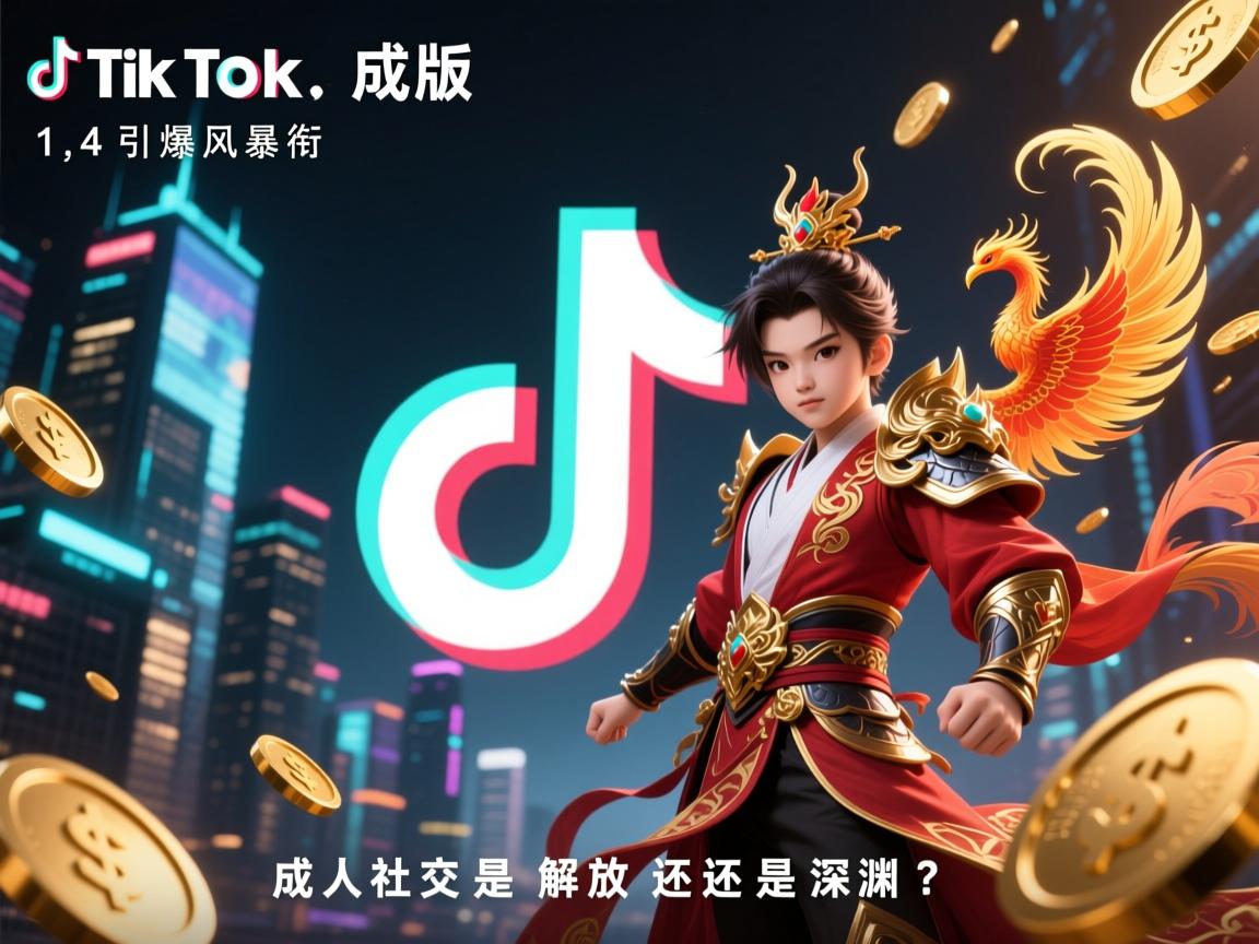 TikTok成年版1.4引爆风暴,新凤祥手游领衔,成人社交是解放还是深渊?