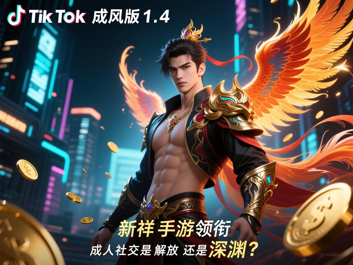 TikTok成年版1.4引爆风暴,新凤祥手游领衔,成人社交是解放还是深渊?