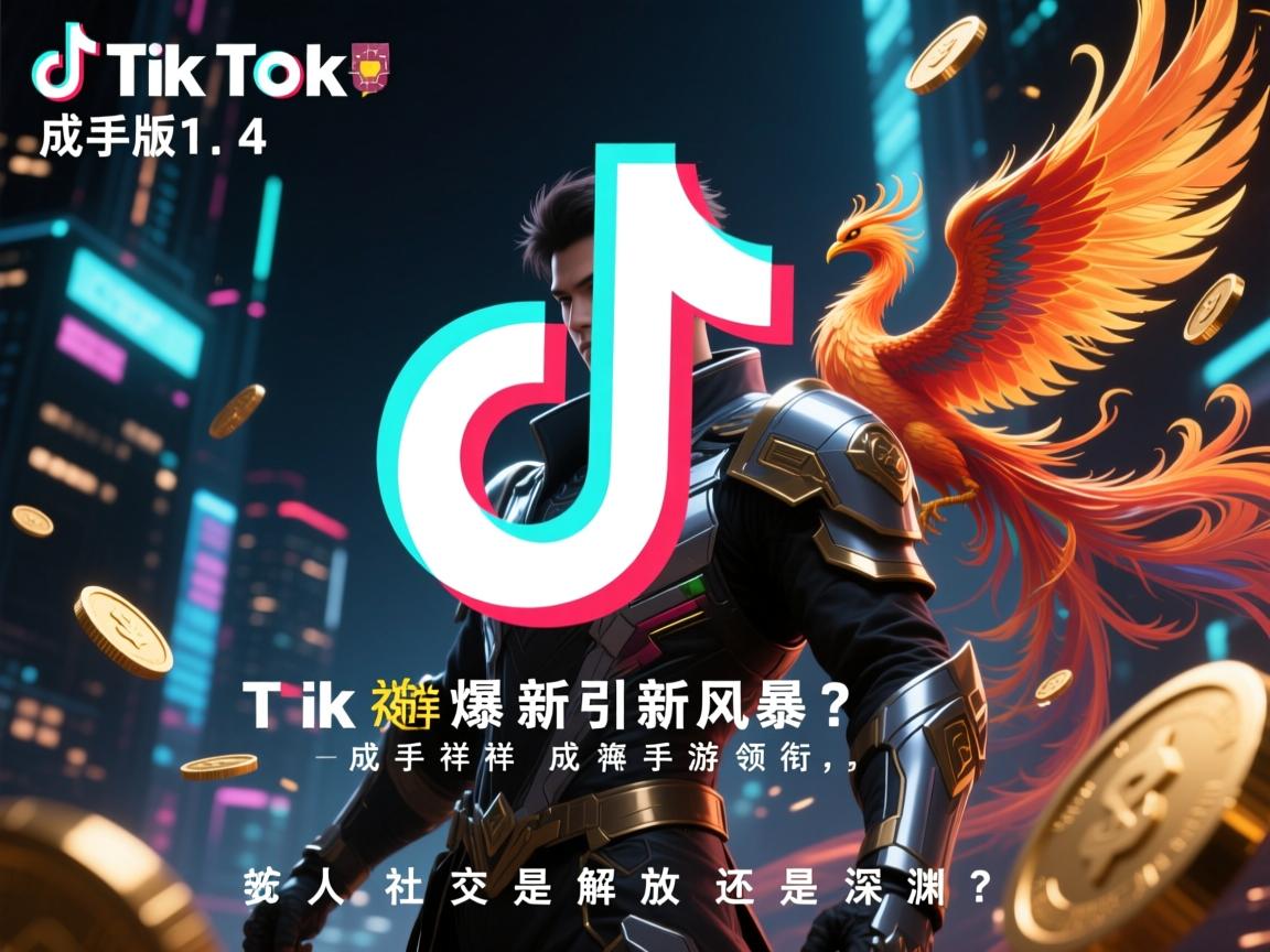 TikTok成年版1.4引爆风暴,新凤祥手游领衔,成人社交是解放还是深渊?