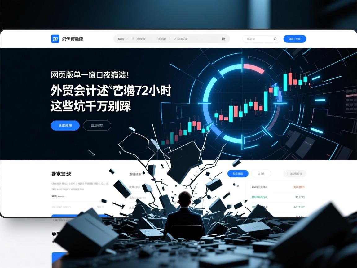 网页版单一窗口深夜崩溃!外贸会计亲述死亡72小时,这些坑千万别踩