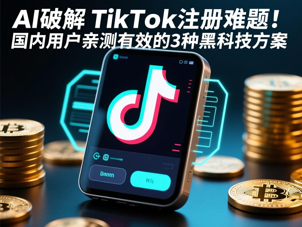 AI破解TikTok注册难题！国内用户亲测有效的3种黑科技方案