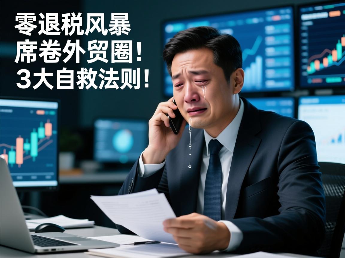 零退税风暴席卷外贸圈!老会计含泪揭秘3大自救法则
