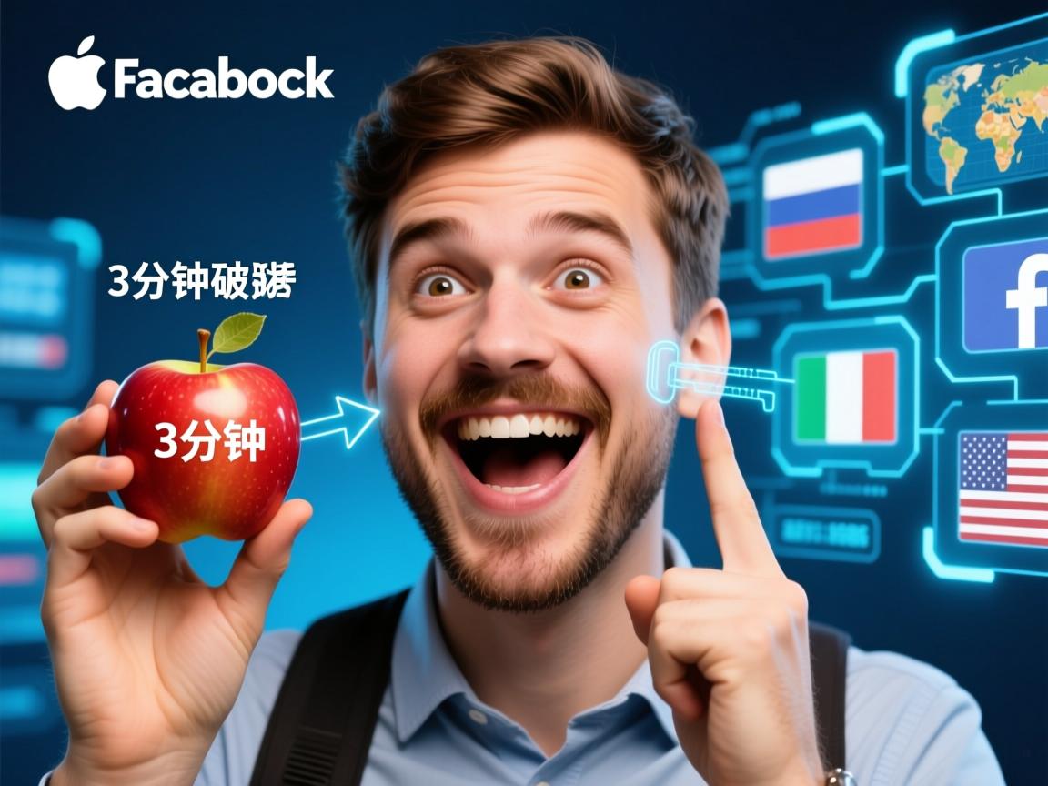 苹果游客秒变脸书达人!3分钟破解关联难题,第4步让老外直呼神奇