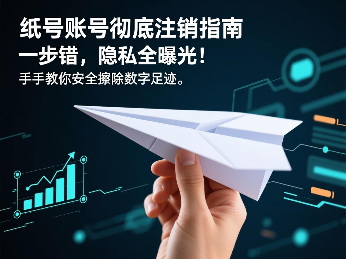 纸飞机账号彻底注销指南，一步错，隐私全曝光！手把手教你安全擦除数字足迹