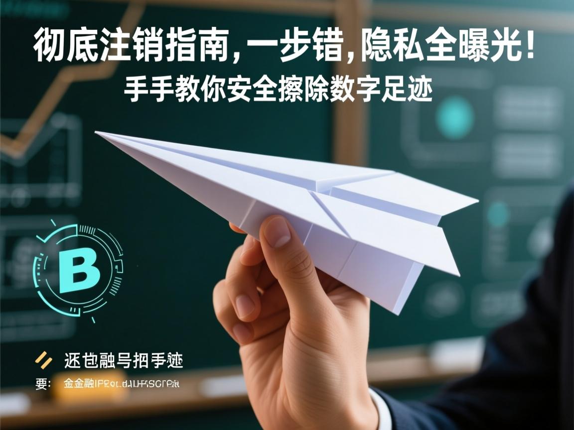 纸飞机账号彻底注销指南,一步错,隐私全曝光!手把手教你安全擦除数字足迹