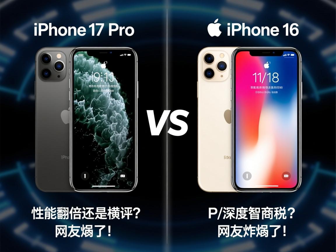iPhone 17 Pro韩版 vs iPhone 16,苹果17/18款Pro深度横评,性能翻倍还是智商税?网友炸锅了!