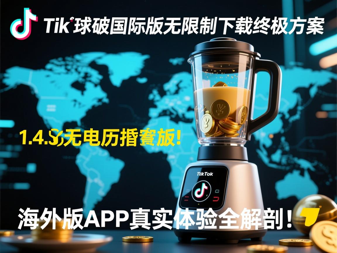 全球破壁指南,TikTok国际版无限制下载终极方案,海外版APP真实体验全解剖!