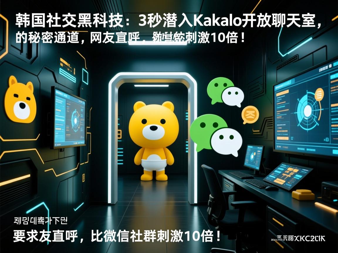 韩国社交黑科技！3秒潜入Kakao开放聊天室的秘密通道，网友直呼，比微信社群刺激10倍！