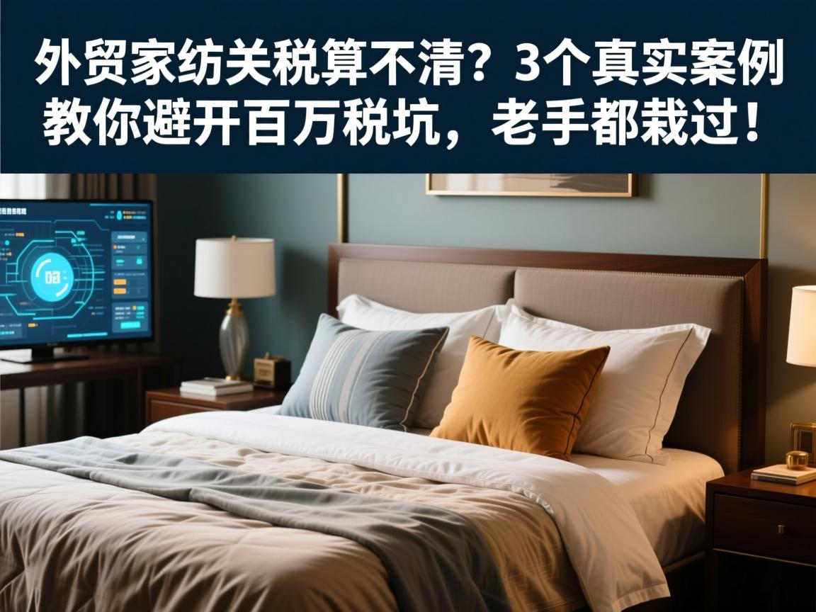 外贸家纺关税算不清？3个真实案例教你避开百万税坑，老手都栽过！