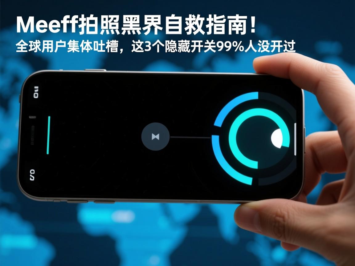 Meeff拍照黑屏自救指南!全球用户集体吐槽,这3个隐藏开关99%人没开过