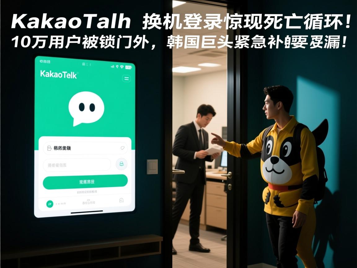 KakaoTalk换机登录惊现死亡循环!10万用户被锁门外,韩国巨头紧急补漏