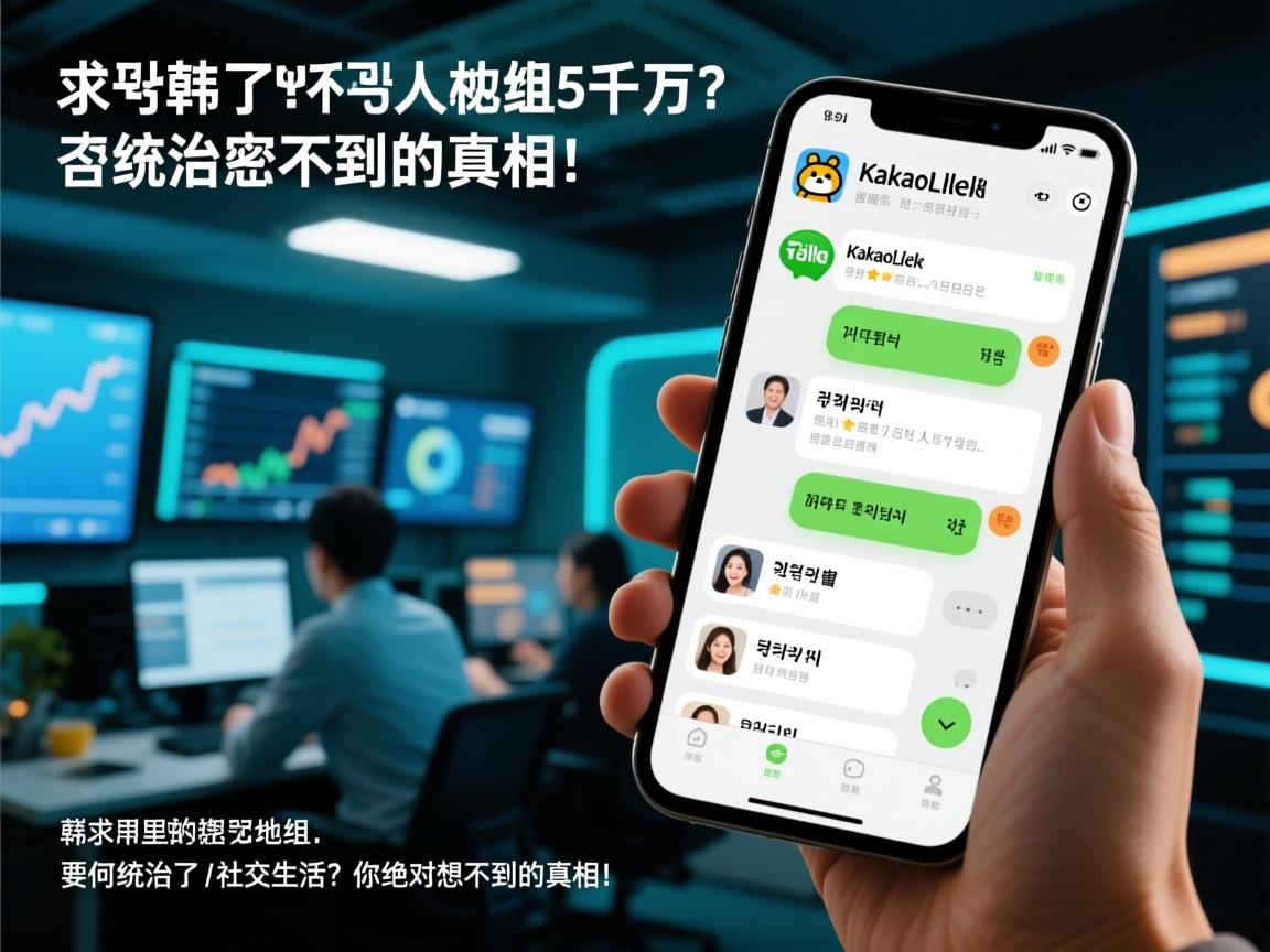 韩国人手机里的秘密基地,KakaoTalk群组如何统治了5千万人的社交生活?你绝对想不到的真相!